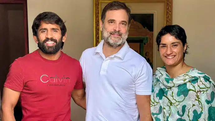 Vinesh Phogat और Bajrang Puniya